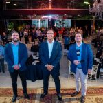 Wilson Sá (CEO da PWR), André Adolfo (CEO da BWA) e Ronny Batista (sócio-diretor da BWA)