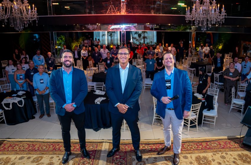 Wilson Sá (CEO da PWR), André Adolfo (CEO da BWA) e Ronny Batista (sócio-diretor da BWA)