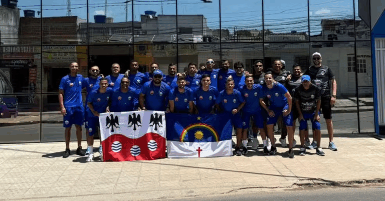 Equipe de Garanhuns participa da Liga de Fut7 — Foto: Ascom FácilNet