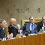 Dias Toffoli e Alexandre de Moraes durante sessão do STF, nesta quarta-feira (4) – LUIZ SILVEIRA/STF
