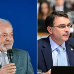 Lula e Flávio Bolsonaro empatam tecnicamente na pesquisa - Ricardo Stuckert/PR e Edilson Rodrigues/Agência Senado