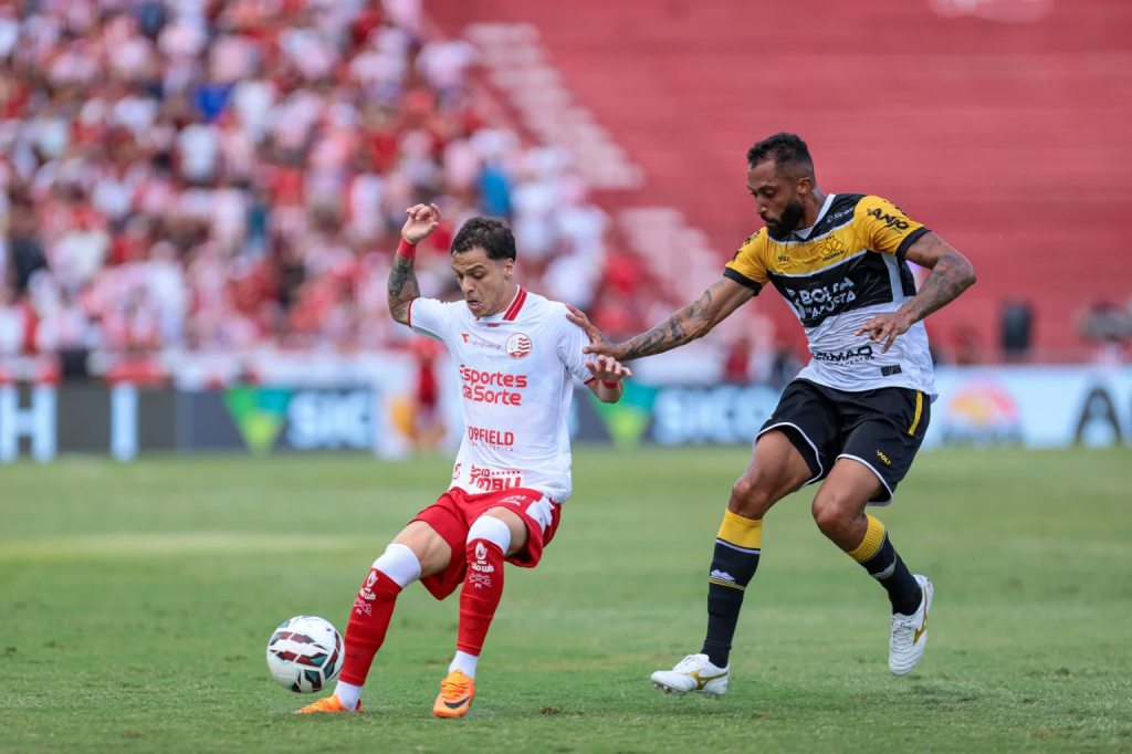 Lance do jogo entre Náutico x Criciúma pela 1ª rodada da Série B – Jailton Jr/JC Imagem