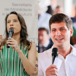 Pesquisa Datafolha divulgada nesta quinta-feira (28) mostra a governadora Raquel Lyra (PSD) com 48% das intenções de voto, contra 43% do ex-prefeito do Recife João Campos (PSB) – Janaína Pepeu/Secom; Edson Holanda/Divulgação