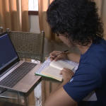Imagem de arquivo mostra estudante de ensino superior — Foto: Reprodução/TV Gazeta