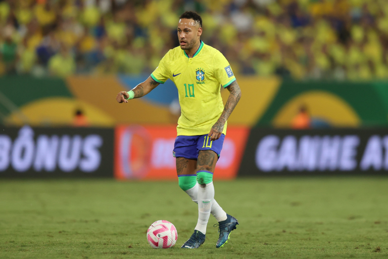 Neymar com a camisa da Seleção Brasileira – Vitor Silva/CBF