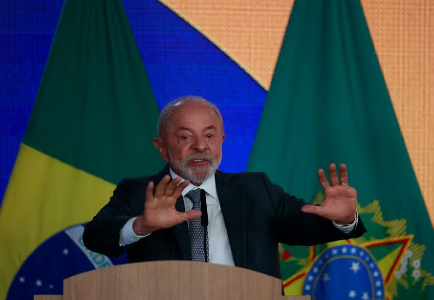 O presidente Lula em evento no Palácio do Planalto — Foto: Cristiano Mariz/Agência O Globo